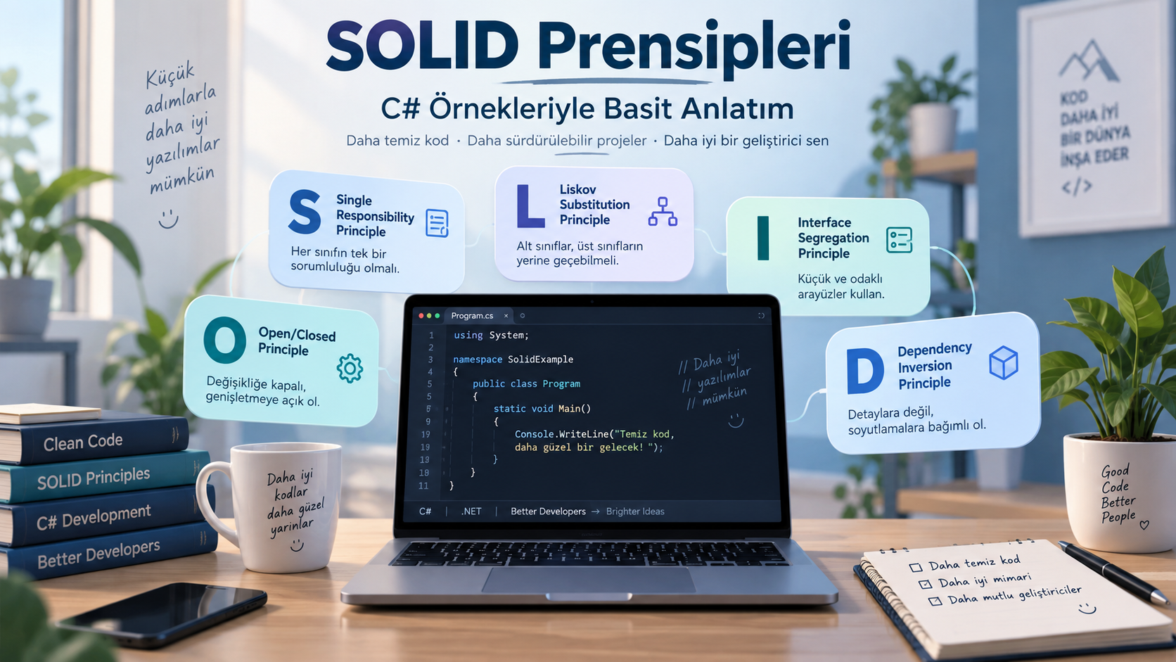 SOLID Prensipleri Nedir? C# Örnekleriyle Basit Anlatım
